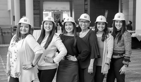Group of women in hardhats